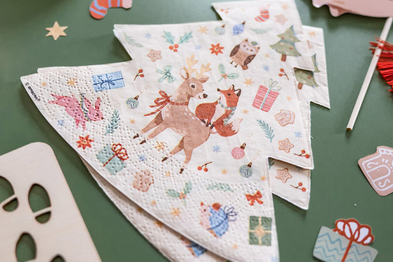Salvete Winter Woodland 33cm - 16 kom