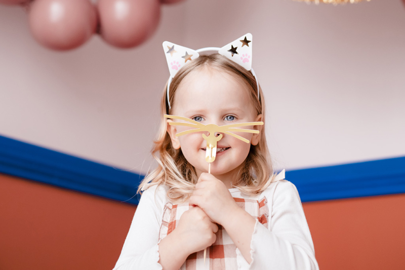 Set za fotografisanje Kitty rajf i brkovi - 5 kom