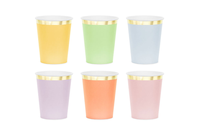 Čaše Pastel mix 220ml - 6 kom