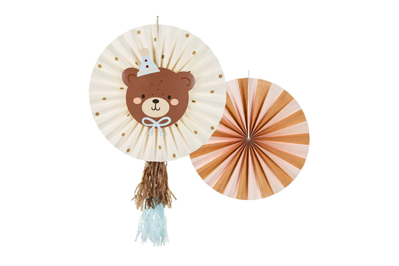 Dekorativne rozete Teddy Bear - 2 kom