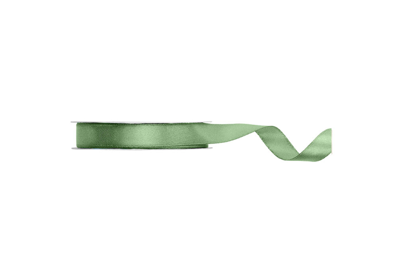 Satenska traka Maslinasto zelena - 12mm/25m