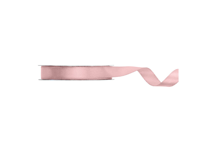 Satenska traka Svetlo prljavo roze - 12mm/25m