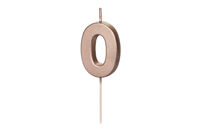 Rose gold svećica 0 - 4.5cm