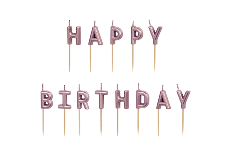 Svećice Happy Birthday - 13 kom