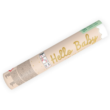 Top konfete Hello baby - Girl or boy? plavi leptirići - 20cm