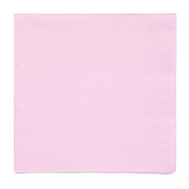 Salvete Pastelno roze 33cm - 20 kom