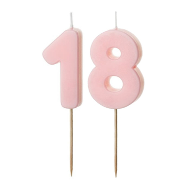 Svećica broj 18 - roze