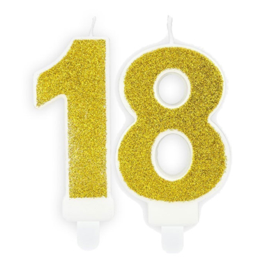 Svećica broj 18 - zlatna