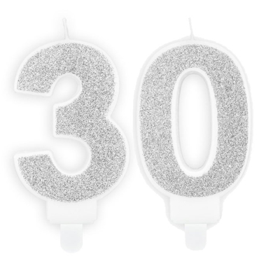 Svećica broj 30 - srebrna