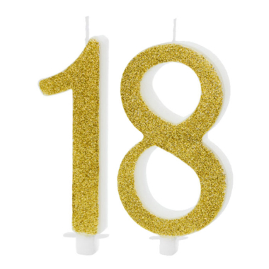 Svećica broj 18 - zlatna