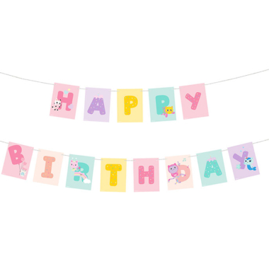 Baner Gabby's Dollhouse Happy Birthday - 180cm