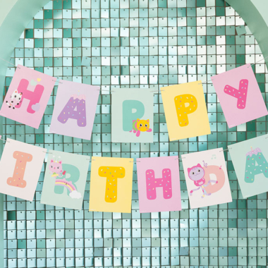 Baner Gabby's Dollhouse Happy Birthday - 180cm