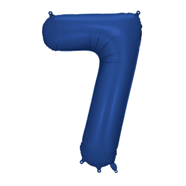 Broj 7 mat tamno plavi - 86cm