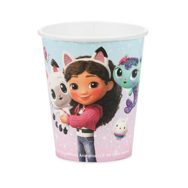 Čaše Gabby's Dollhouse 250ml - 6 kom