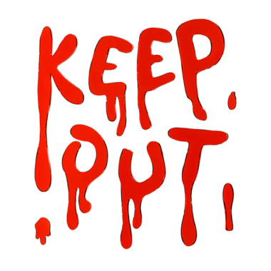Stiker za prozor - Keep Out