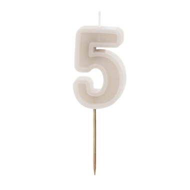 Svećica br. 5 nude - 6cm