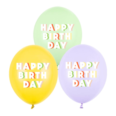 Happy Birthday 28cm - 5 kom