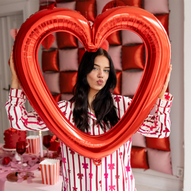 Crveno srce ram - 73cm