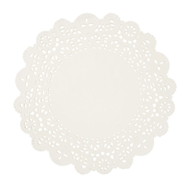 Beli podmetači za tanjire 35cm - 50 kom