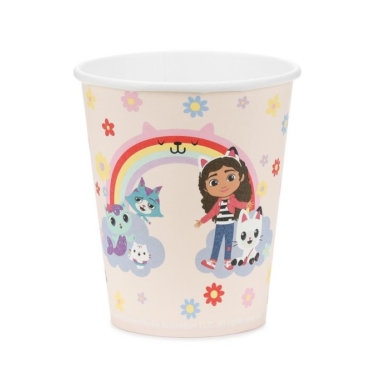 Čaše Gabina kuća lutaka 250ml - 6 kom