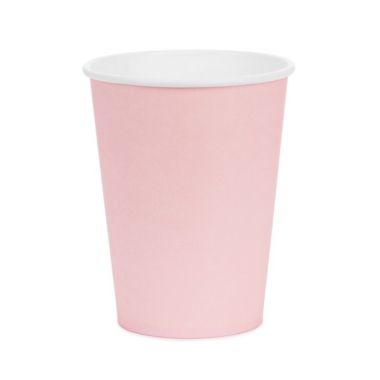 Čaše Svetlo roze 250ml - 6 kom