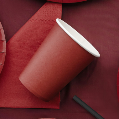 Čaše Tamno crvene 250ml - 6 kom