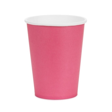 Čaše Tamno roze 250ml - 6 kom