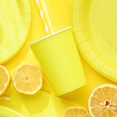 Čaše Žute 250ml - 6 kom