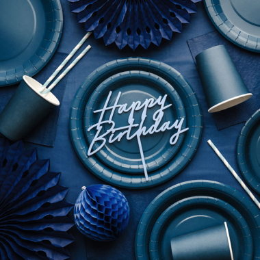 Plastični stolnjak - Tamno plavi