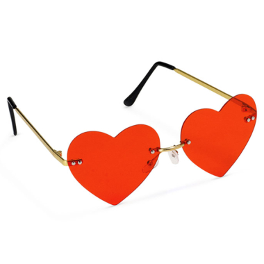 Naočare - crvena srca