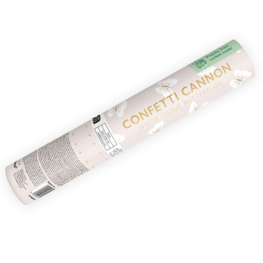 Top sa konfetama Beli leptirići - 20cm