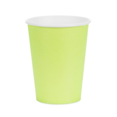 Čaše Kivi zelene 250ml - 6 kom