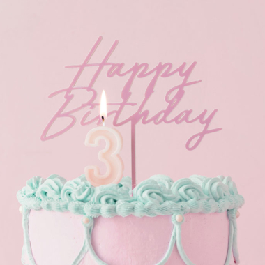 Toper za tortu - Happy Birthday