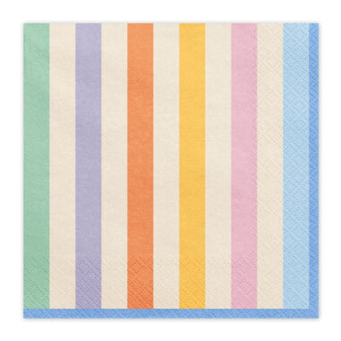 Salvete Pastelne linije 33cm - 12 kom