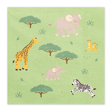 Salvete Safari 33cm - 12 kom