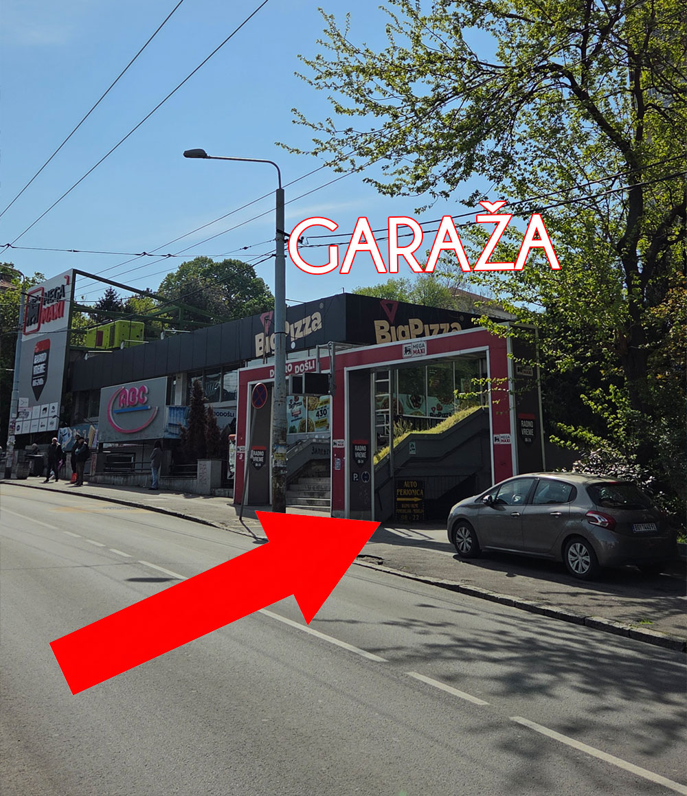 svet balona ulaz u garazu