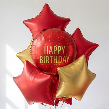 Crveno zlatni bday mix