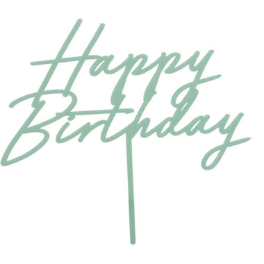 Toper za tortu - Happy Birthday