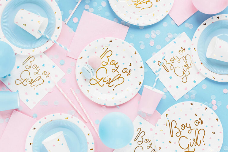 gender reveal tema